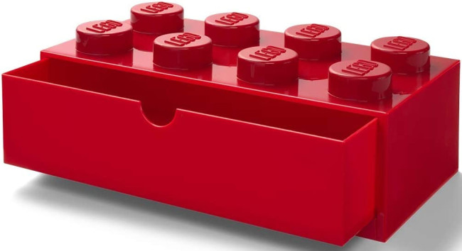 40211730 Desk Drawer 8 knobs red